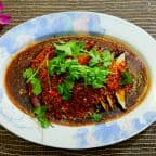 Best 503. Steamed Vegetable Cod-Fish Steak with Dried Crispy Soy Bean 豆酥鱈魚排 in Monterey Park, CA