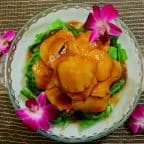 Best 523. Vegetable Sliced Abalone in Vegetable Oyster Sauce 蠔油鲍鱼 in Monterey Park, CA