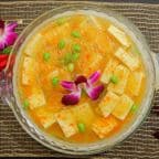 Best 605. Vegetable Shark's Fin and Tofu with Vegetable Crab Meat Sauce 蟹黄魚翅豆腐 in Monterey Park, CA